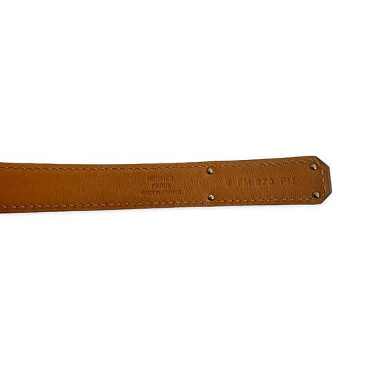 Hermès Epsom Kelly 18 Reversible Belt with Case