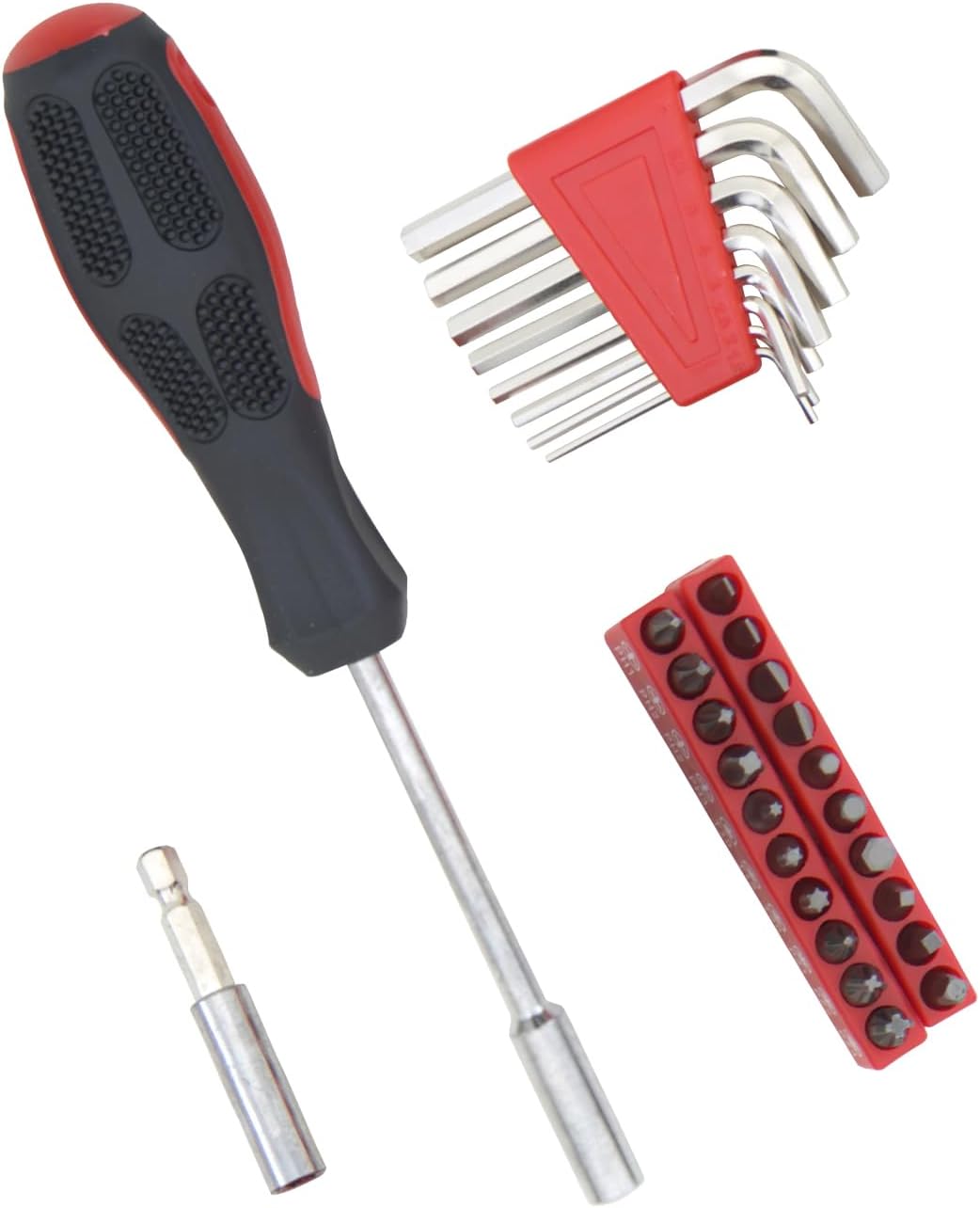 39-Piece Household Tool Kit - Essential Home Repair Set with Toolbox