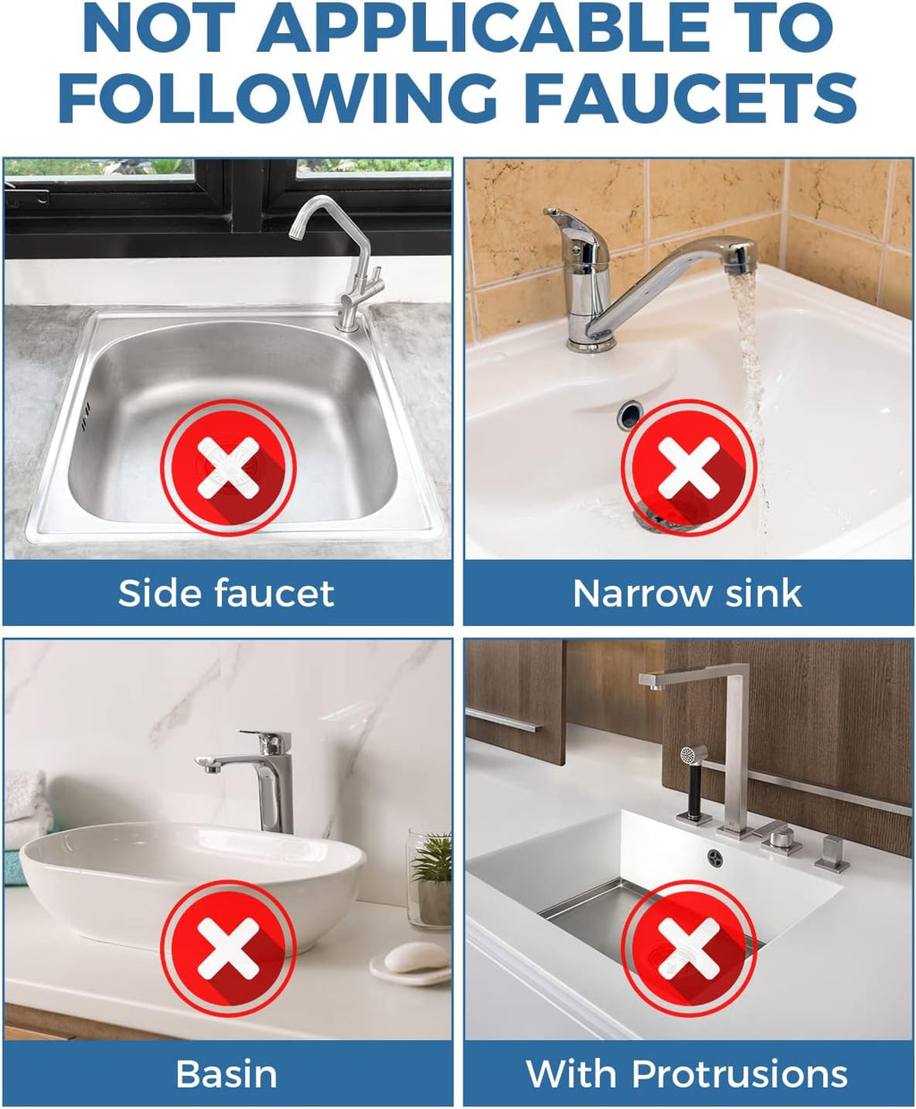 Kitchen Sink Splash Guard - Silicone Drip Catcher Tray & Sponge Holder Mat
