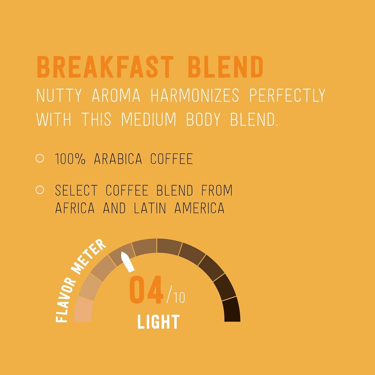 Light Roast Coffee Pods - Breakfast Blend, Keurig Compatible, 24 Count