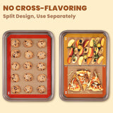 3 Pcs Silicone Baking Mat Set - Non-Stick, Reusable, Half & Quarter Sheet