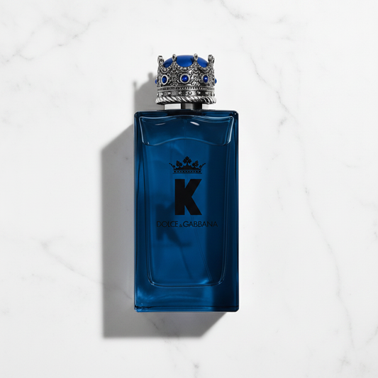 K by Dolce & Gabbana on white background